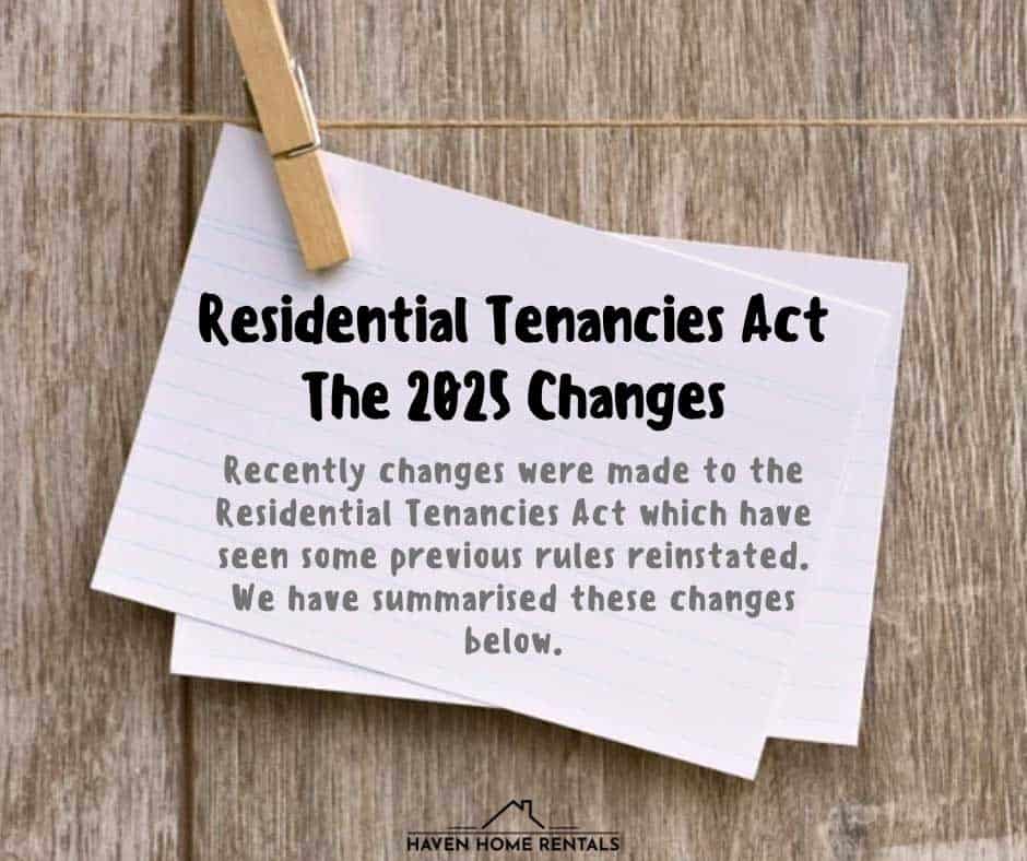Residential Tenancies Act summary