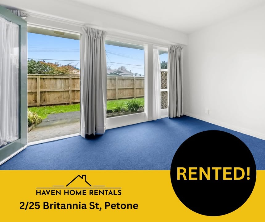 Rented graphic for a Lower Hutt property