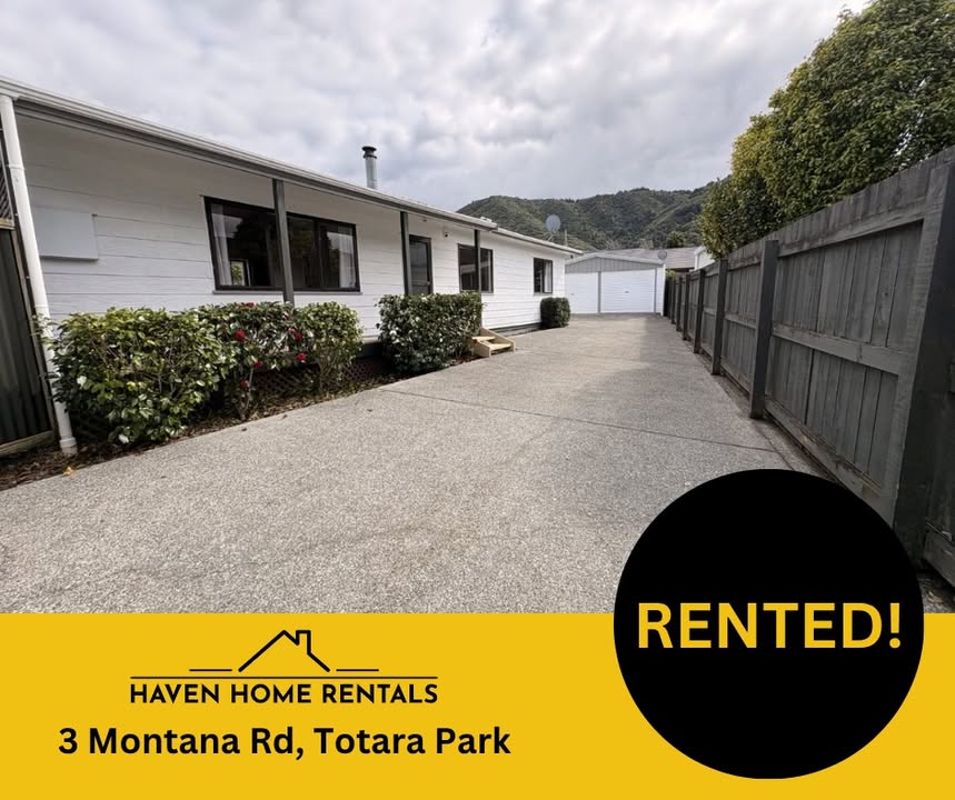 Rented graphic for an Upper Hutt property