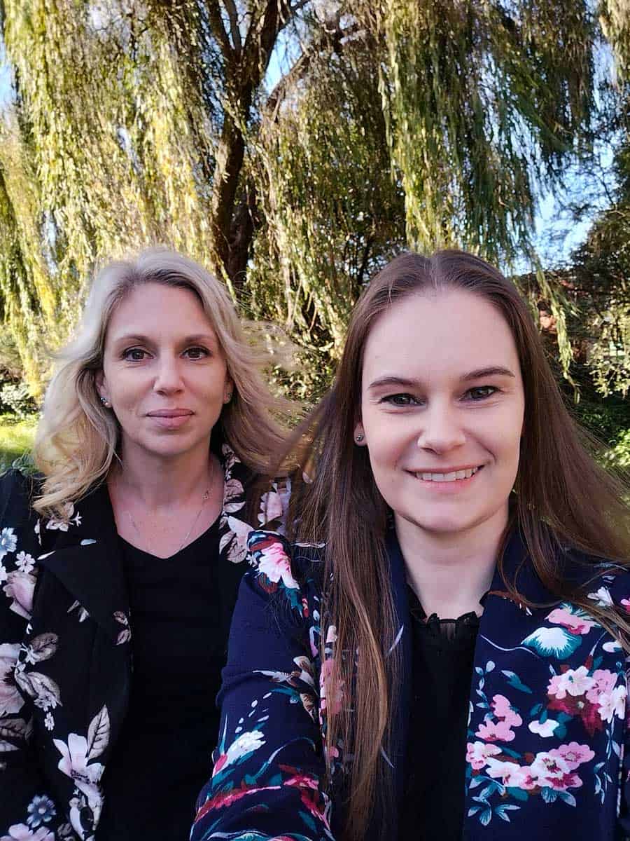 Amy Lett and Lisa White